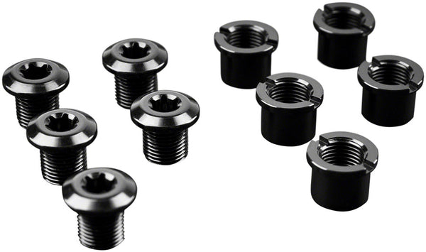 absoluteBLACK T-30 Chainring Bolt Set Long Bolts and Nuts 10pc