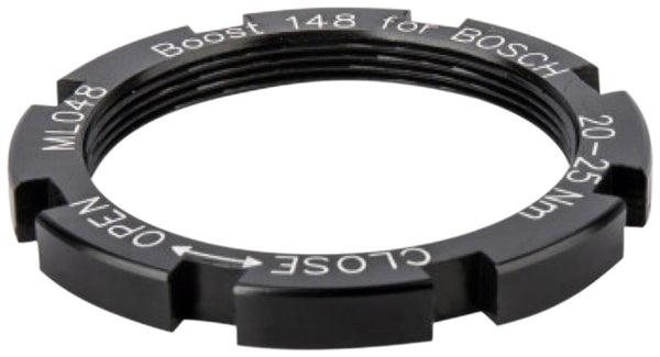 Full Speed Ahead eBike Lockring for Bosch - Boost148 Anodized Black