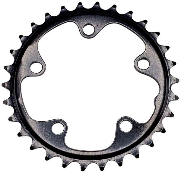 Full Speed Ahead Steel Road Chainring - 30t 80mm BCD Black