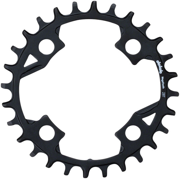 Full Speed Ahead Gamma Pro Mega Tooth Chainring - 28t 82 BCD Aluminum 1 x 11 BLK