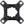 Promax Direct Mount Crank Spider - 104 BCD 4-Bolt SRAM 3-Bolt Mount Style For Use w/Promax CK-1 Carbon Cranks Only BLK