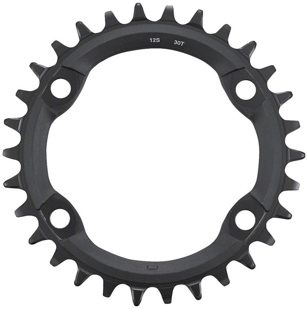 Shimano FC-MT610 Chainring - 30t 12-Speed Asymmetric 96 BCD Black