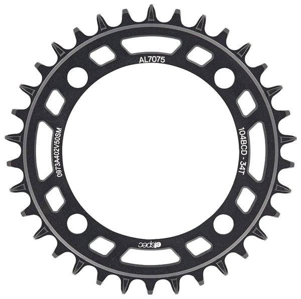 e*thirteen Helix e*spec  Chainring 104BCD AL Direct Mount 34T Black