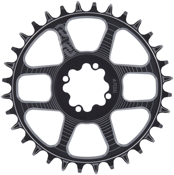 e*thirteen Helix Race 8-Bolt Chainring - 30t 11/12-Speed 3mm Offset 8-Bolt Direct Mount BLK