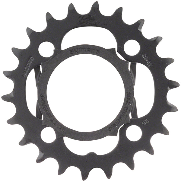 Shimano Alivio M4000 Chainring - 22t 64 BCD 4-Bolt 9-Speed Black