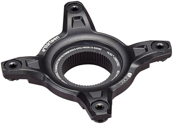 e*thirteen e*spec 104BCD Aluminum Direct Mount Spider - 104BCD 55mm CL Incl. Bolts Fazua Ride 60 BLK