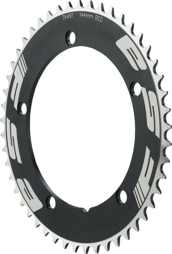 Full Speed Ahead Pro Track Chainring 49t x 144mm 1/2x1/8" Black