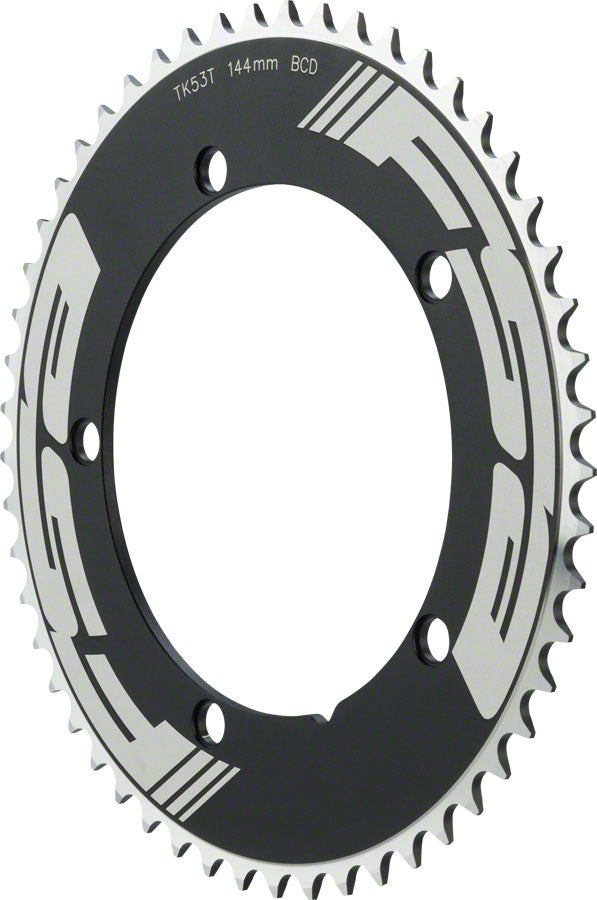 Full Speed Ahead Pro Track Chainring 53t x 144mm 1/2x1/8" Black