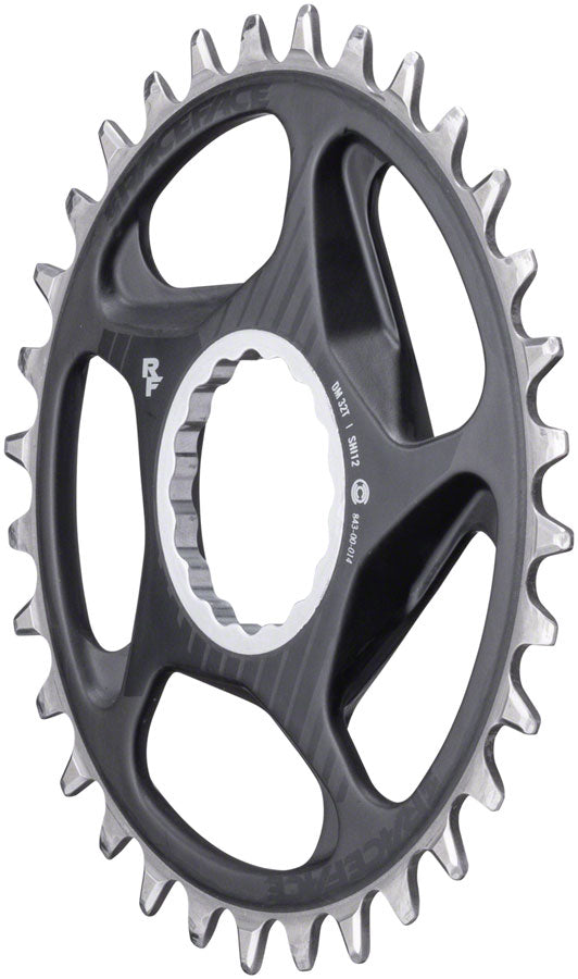 RaceFace ERA Direct Mount Chainring - 34t DM CINCH For Shimano 12-Speed HG+ Compatible Chain BLK