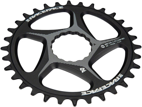 RaceFace Direct Mount Wide Chainring - 34t DM CINCH For Shimano 12-Speed HG+ Compatible Chain BLK