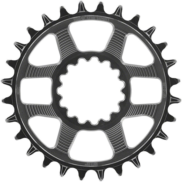 e*thirteen Helix R Chainring - 28t 11/12-Speed 52/55mm Flip Flop CL 3.5mm Offset e*thirteen DM BLK