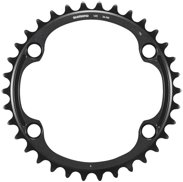Shimano Dura-Ace FC-R9200 12-Speed Chainring - 34t Asymmetric 110 BCD BLK NK