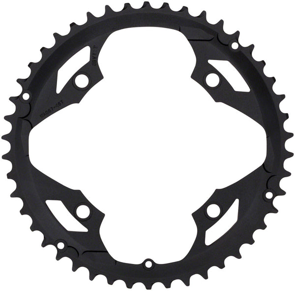 Full Speed Ahead Omega/Vero Pro Road Double Chainring - 46t 120 BCD Aluminum N-11 BLK