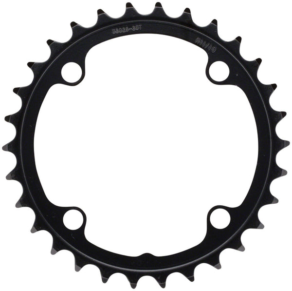 Full Speed Ahead Omega/Vero Pro Steel Road Double Chainring - 30t 90 BCD Steel N-11 BLK