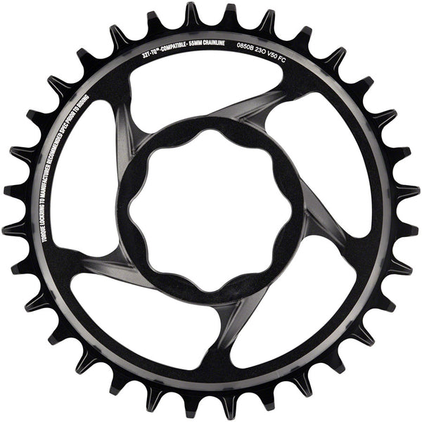 e*thirteen e*spec Direct Mount Chainring - 32t 11/12 Speed For TQ CL55 Black