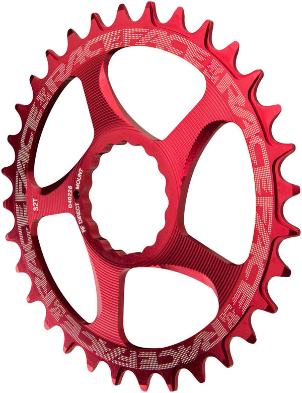 RaceFace Narrow Wide Chainring: Direct Mount CINCH 30t Red