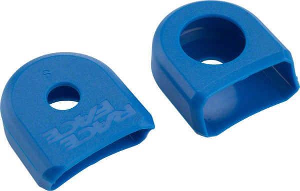 RaceFace Crank Boots: For Alloy Cranks 2-Pack Blue