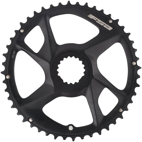 FSA SL-K Advanced Chainring 1x 46T Tooth Count Direct Mount Interface 11-Speed Compatible – BLK