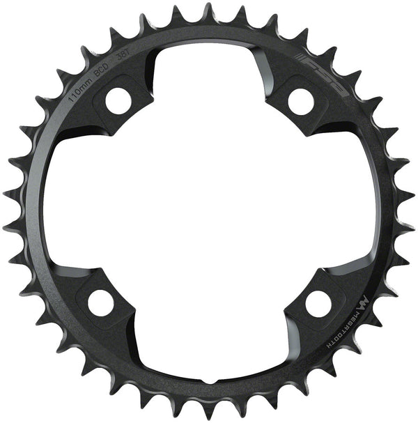 Full Speed Ahead Gossamer Pro MegaTooth Chainring - 38t 110 Full Speed Ahead ABS BCD 4-Bolt Aluminum For 1 x 11-Speed BLK