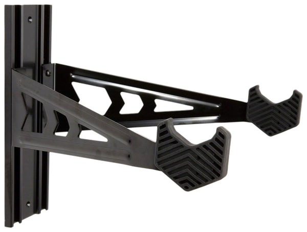 Feedback Sports Wall Rack Display Stand - 1-Bike Wall Mounted Black