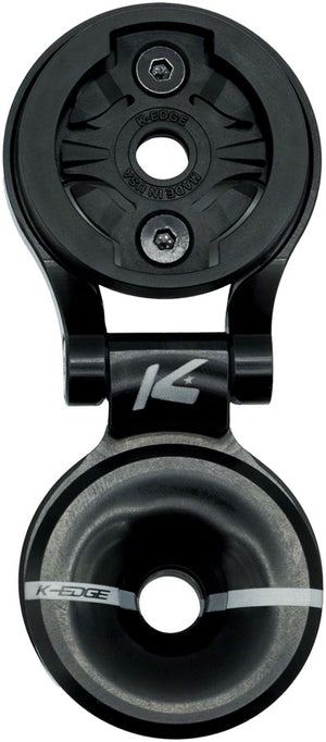 K-Edge Garmin Race Stem Mount with Cap - Black