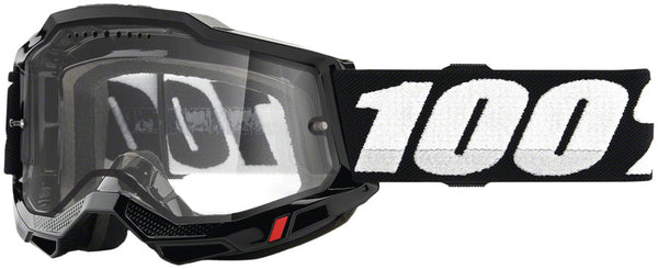 100% Accuri 2 Enduro MTB Goggles - Black/Clear