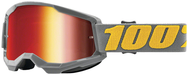 100% Strata 2 Goggles - Izipizi/Mirror Red