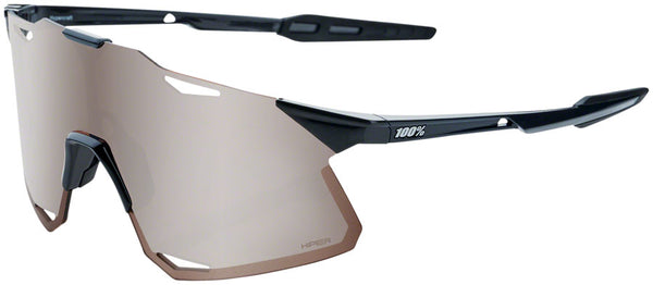 100% Hypercraft Sunglasses - Matte Black Soft Gold Mirror Lens