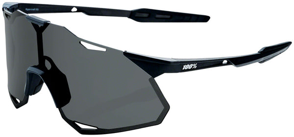 100% Hypercraft XS Sunglasses - Matte Black Smoke Lens