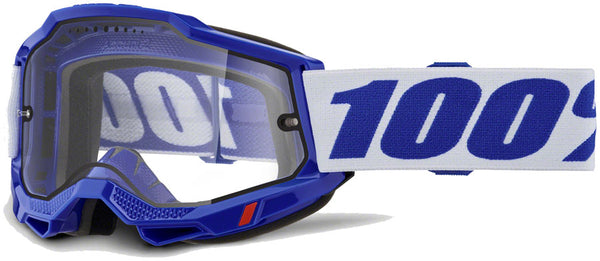 100% Accuri 2 Enduro MTB Goggles - Blue/Clear