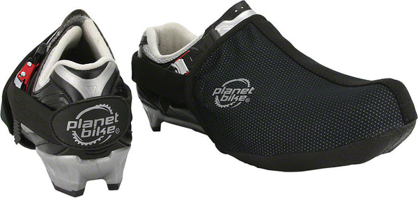Planet Bike Dasher Toe Shoe Cover: Black LG