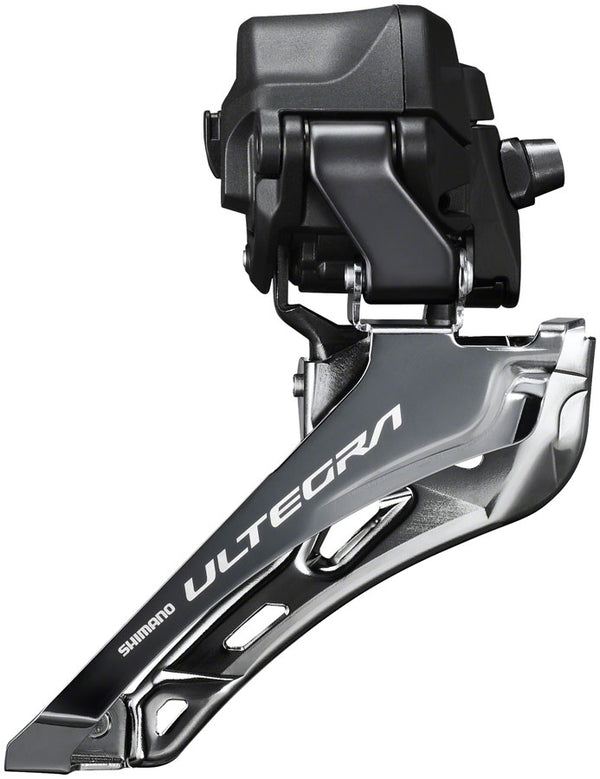 Shimano Ultegra FD-R8150 Di2 Front Derailleur - 2x12-Speed Braze-on Down Swing For 50-54t Max BLK/Silver