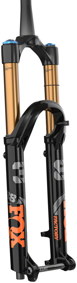 FOX 38 Factory Suspension Fork - 27.5" 170 mm 15 x 110 mm 44 mm Offset Shiny BLK GRIP2 Kabolt-X