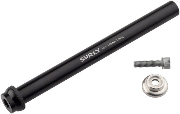 Surly Front Thru-Axle - 15x150 mm Chromoly Black