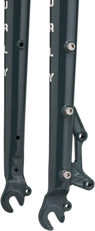 Surly Cocktail Fork - 27.5" / 29" QRx100mm 1-1/8" Straight Steerer 445mm Axle To Crown Steel Orlok's Shadow