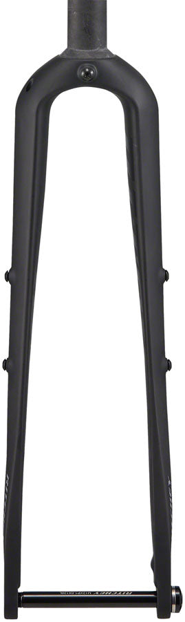 Ritchey WCS Carbon Brevet Road Fork - 700 12 x 100mm Thru-Axle Straight Steerer Flat Mount Matte Carbon