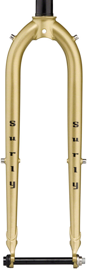 Surly Midnight Special Fork - 650b/700c 12x100mm Thru-Axle 1-1/8" Straight Steerer Steel 50mm Offset Fool's Gold