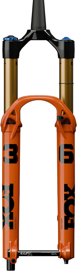 FOX 36 Factory Suspension Fork - 29" 160 mm 15 x 110 mm Kabolt-X 44mm Offset GRIP X Damper 58HT Shiny Orange