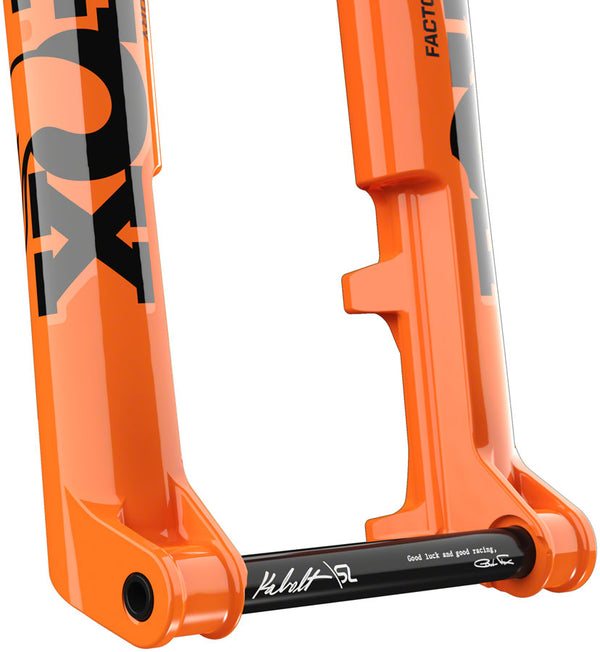 FOX 32 Step-Cast Factory Suspension Fork - 29" 100 mm 15 x 110 mm Kabolt SL 44mm Offset GRIP SL Damper 3-Position Shiny Orange