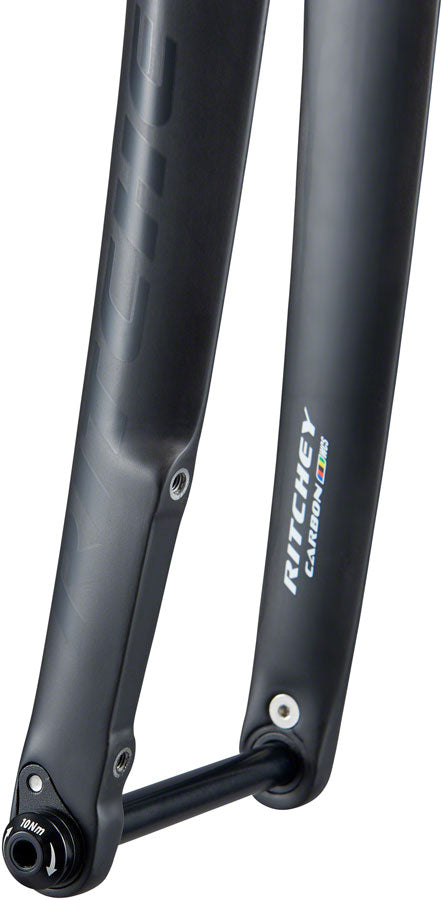 Ritchey WCS Carbon Cross Disc Fork - Tapered 45mm Rake 12mm Thru Axle Flat Mount 2020 Model Matte Carbon