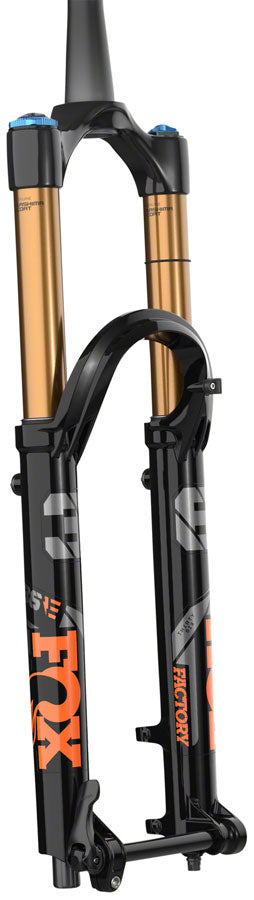 FOX 36 E-Optimized Factory Suspension Fork - 27.5" 160 mm 15QR x 110 mm 44 mm Offset Shiny BLK Grip 2