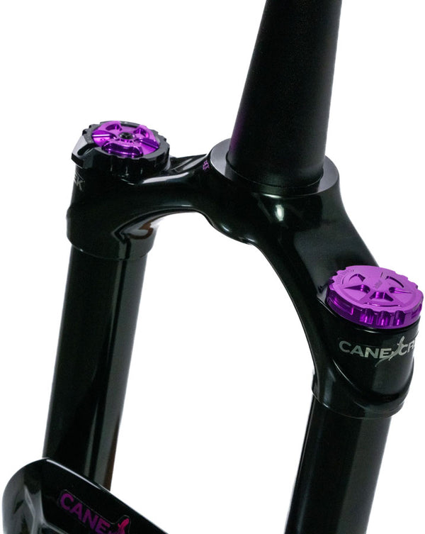 Cane Creek Helm MKII Air 29 Suspension Fork - 29" 160 mm 15 x 110 mm 44 mm Offset Gloss BLK/Purple