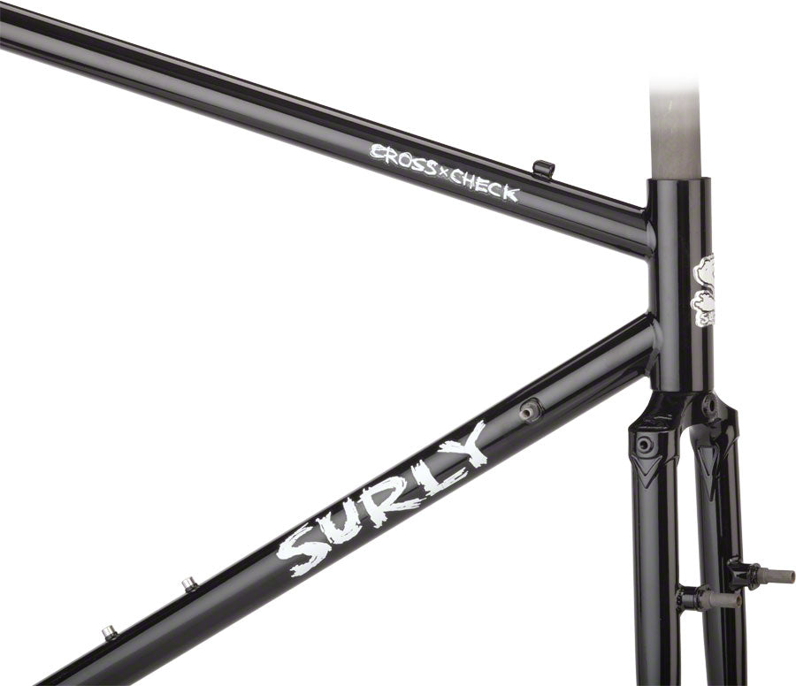 Surly Cross Check 52cm Frameset Gloss Black – Lenny's Bike Shop