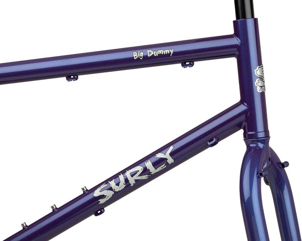 Surly Big Dummy Cargo Framekit - 26" Steel Bruised Ego Purple Small