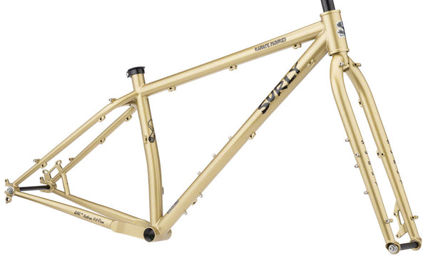 Surly Karate Monkey Frameset - 27.5" Steel Fool's Gold Large