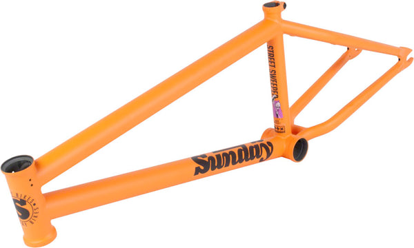 Sunday Street Sweeper BMX Frame - 20.75" TT Matte Orange Whip