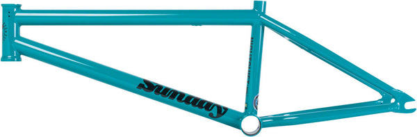 Sunday Nightshift BMX Frame - 20.75" TT Billiards Green