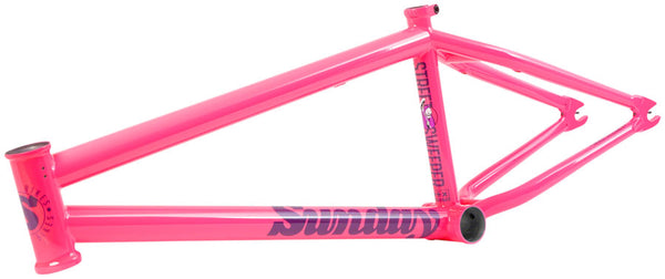 Sunday Street Sweeper BMX Frame - 20.75" TT Hot Pink