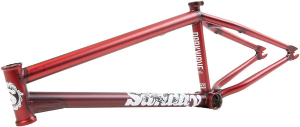 Sunday Darkwave BMX Frame - 21" TT Matte Translucent Red