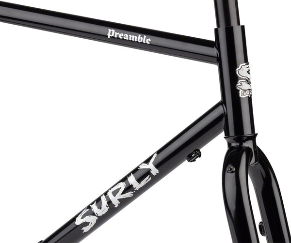 Surly Preamble Frameset - 700c Steel Hi-Viz Black Medium